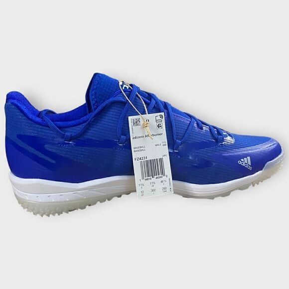 Adidas Adizero Afterburner 8 Baseball Turf Shoes Blue FZ4231 Mens size 12 New - Picture 8 of 10
